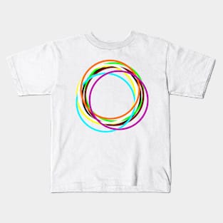 Amazing Color Circles Kids T-Shirt